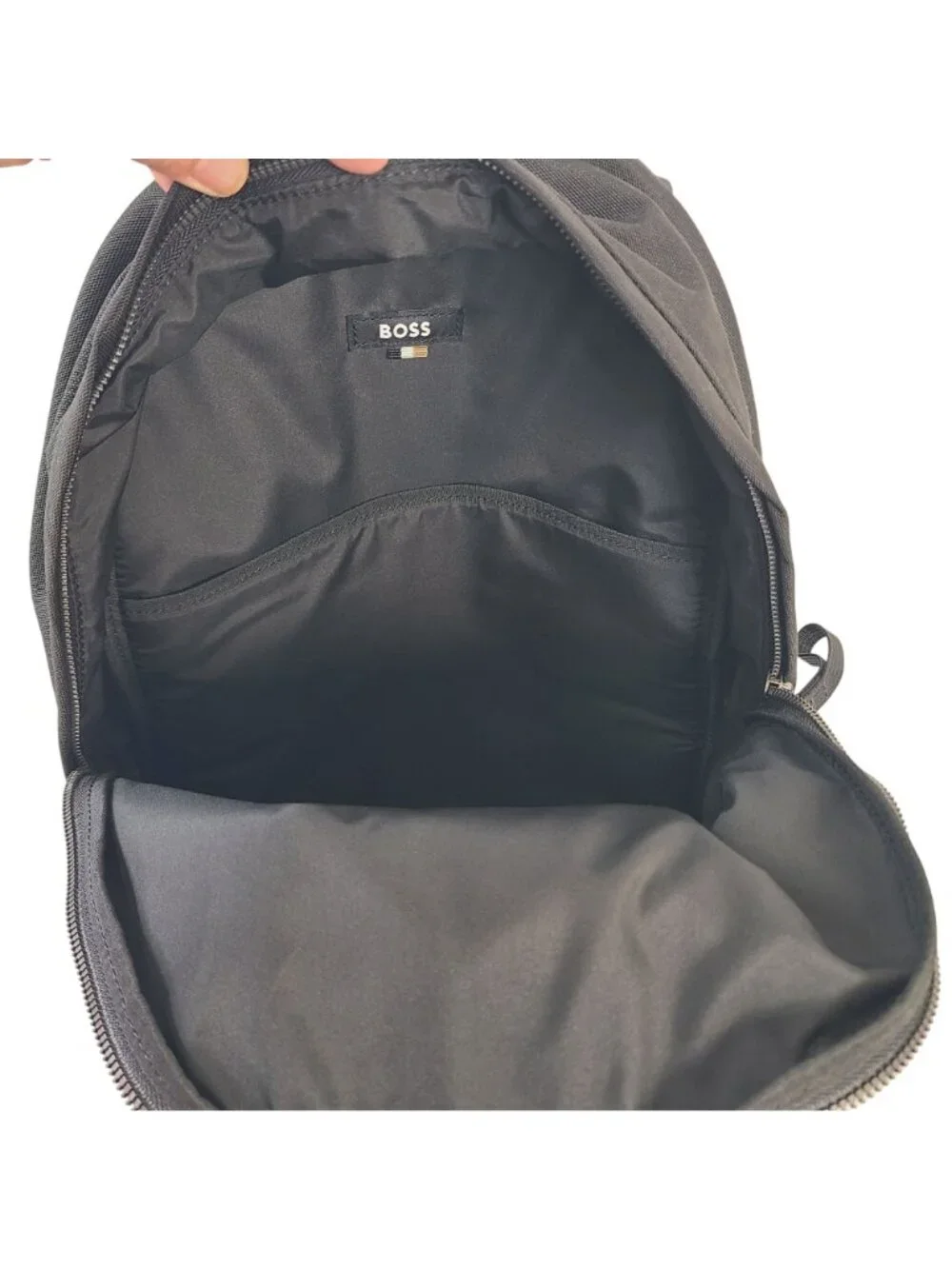 NEW Hugo Boss Pixel Backpack Black 15